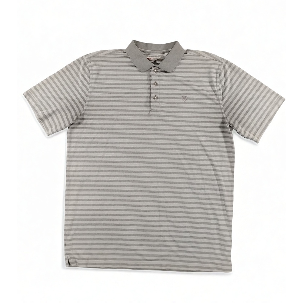 Minimalist Preppy AriatTek Heat Series Performance Polo Shirt Mens Large Poly